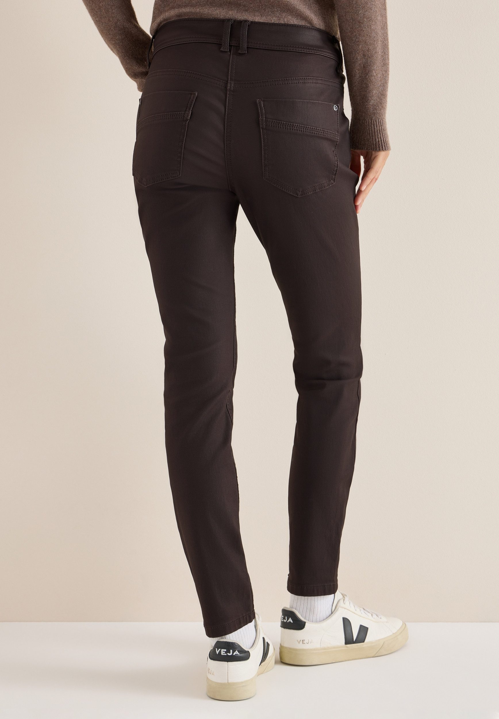 CECIL Chinos NOS Style Toronto Coated tartufo brown