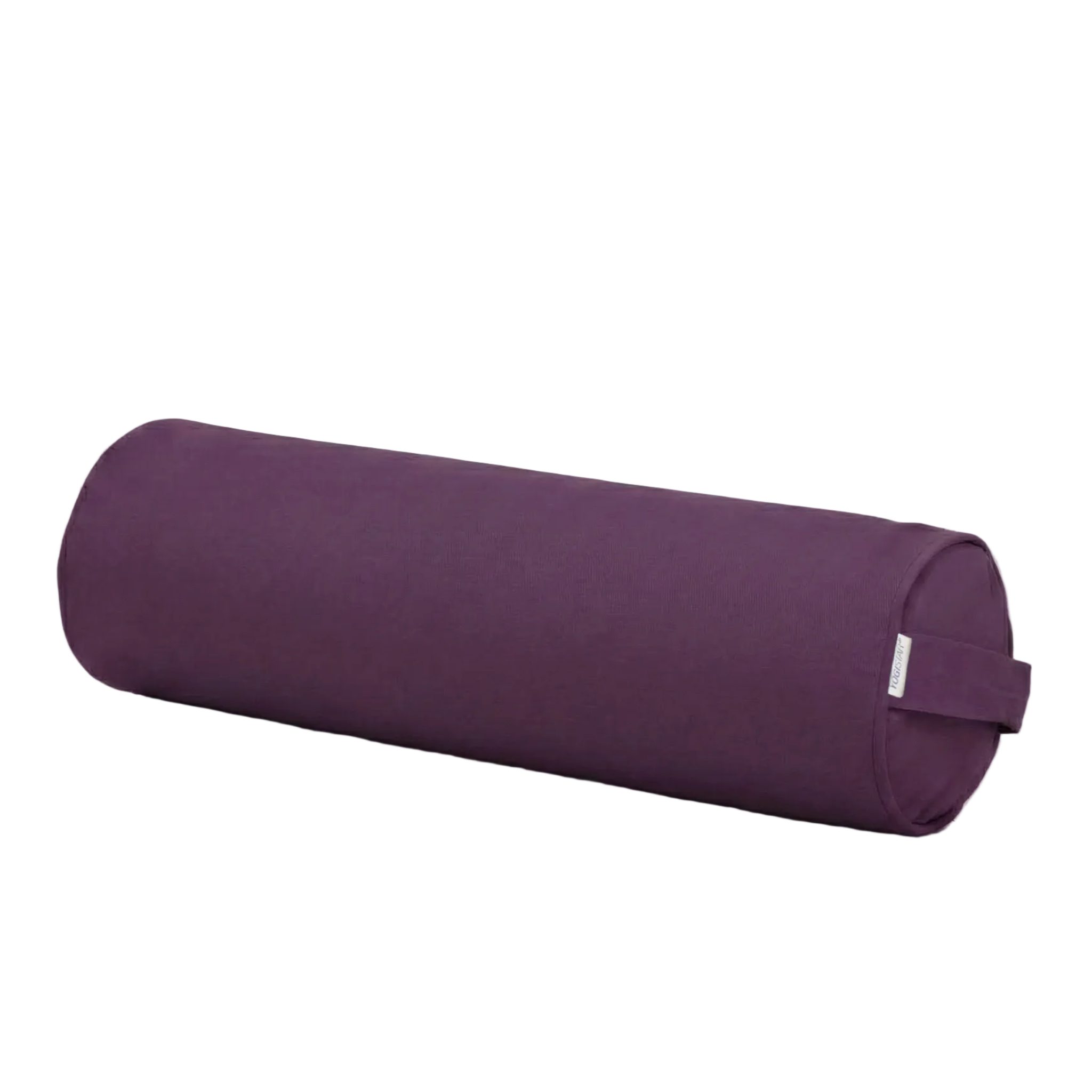 Yogistar Yogakissen Yoga-Bolster yin - plus - rund, Bolster: Baumwollbezug, separates Inlett, Bio-Dinkelspelzfüllung