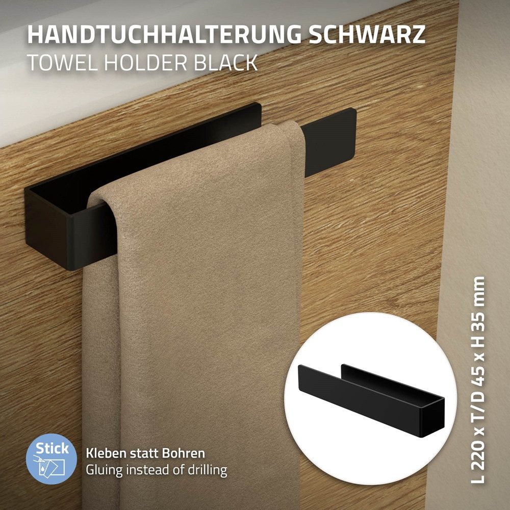 ML-DESIGN Handtuchhalter Handtuchstange für Gästehandtuch Halter günstig online kaufen