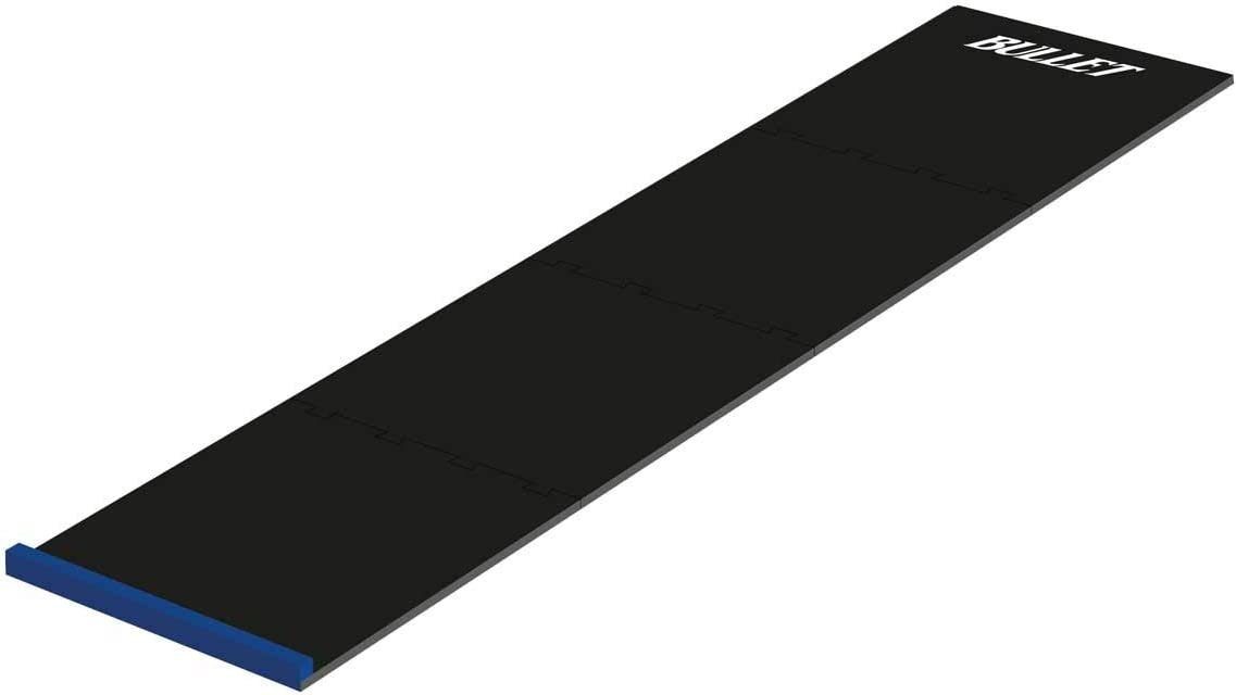 made2trade Dartmatte BULLET-Darts Dartteppich mit Abwurflinie – Turniermaße 237x60cm, Rutschfeste Matte für präzise Würfe – Puzzle Dartmatte mit Oche