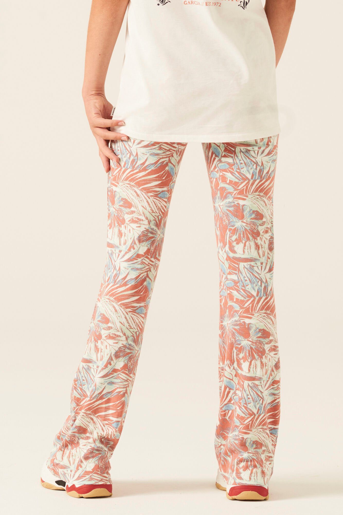 Jogger Palmenprint Pants Garcia mit