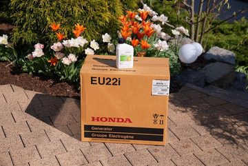 Honda Stromgenerator Honda EU 22i Inverter Stromerzeuger, 5 in kW, (Set, Stromerzeuger Zündkerzenschlüssel Bedienungsanleitung), Super leiser Betrieb