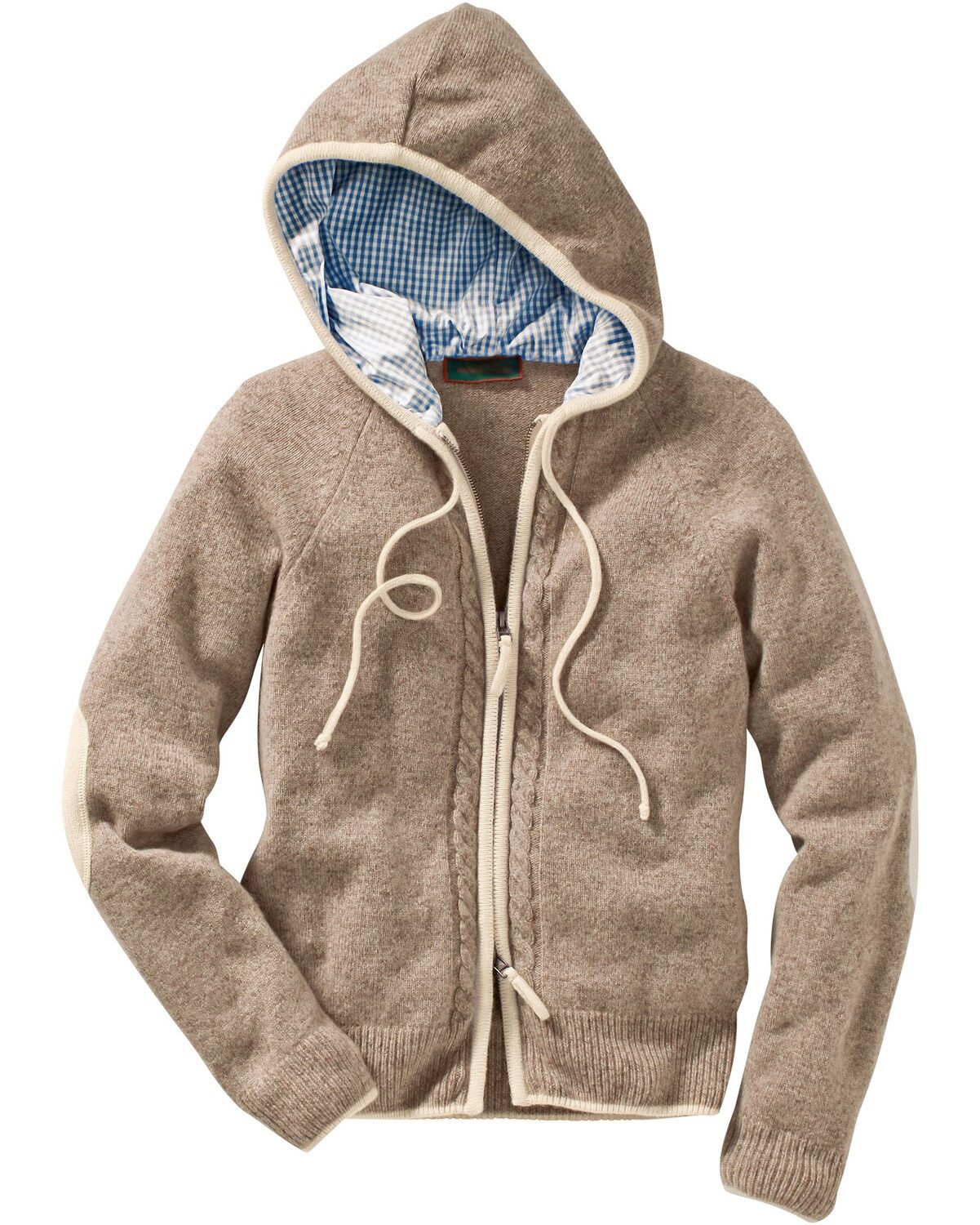 Strickjacke Strickjacke mit Kapuze