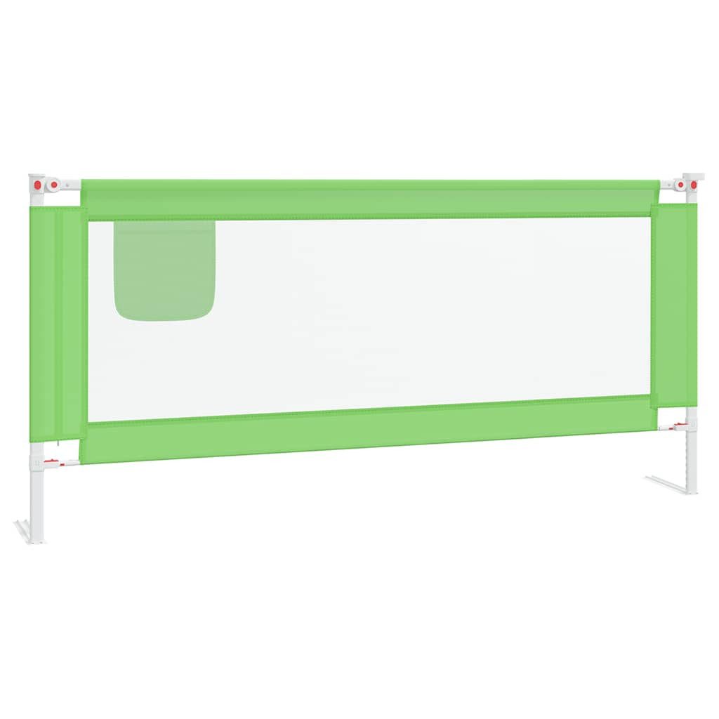 vidaXL Bettschutzgitter, Kleinkind-Bettschutzgitter Grün 200x25 cm günstig online kaufen