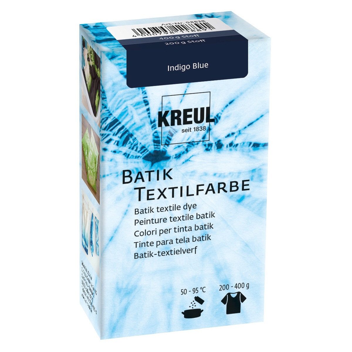 C. KREUL Textilfarbe KREUL Batik-Textilfarbe Indigo Blue 70g