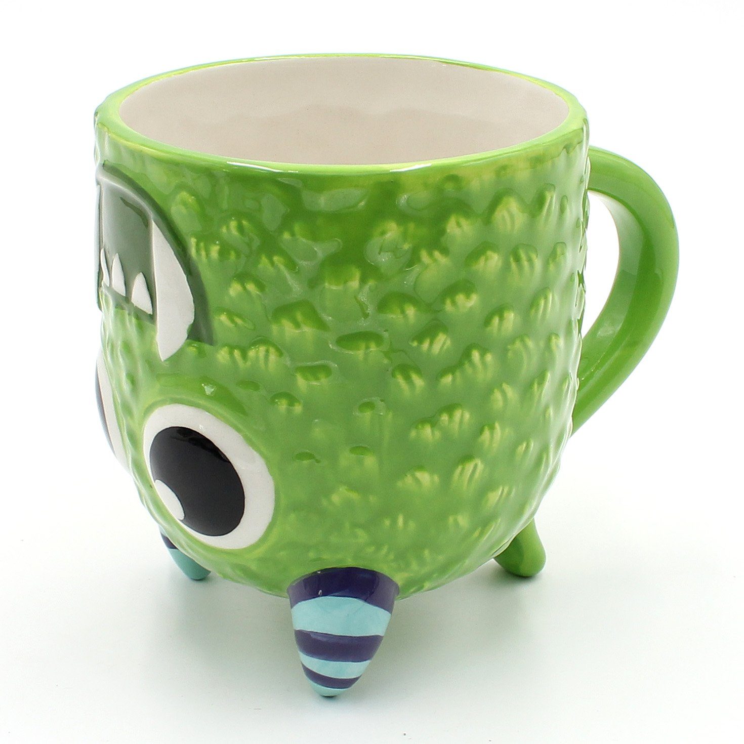 Dekohelden24 grün Kopf Kaffeebecher Ausführungen, versch. auf Porzellan Tasse Kaffeetasse Motiv