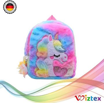 Wiztex Mini Bag Wiztex Einhorn Rucksack - Double Shoulder Kindergartenrucksack Mädchen