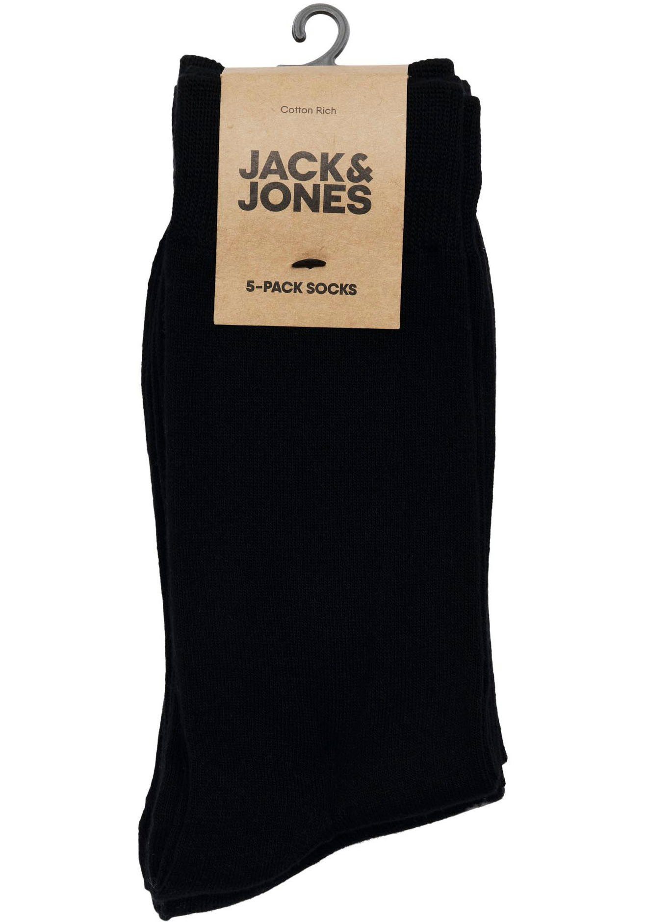 Jack & Jones Basicsocken JACBASIC BAMBOO SOCK 5 PACK NOOS (Packung, 5-Paar)