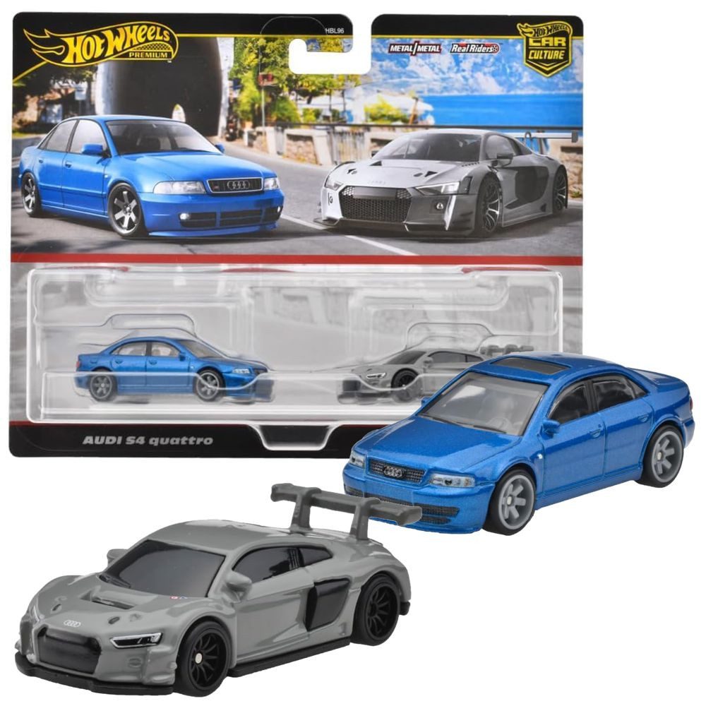 Hot Wheels Spielzeug-Rennwagen Audi S4 Quattro & Audi R8 LMS Hot Wheels Pre günstig online kaufen