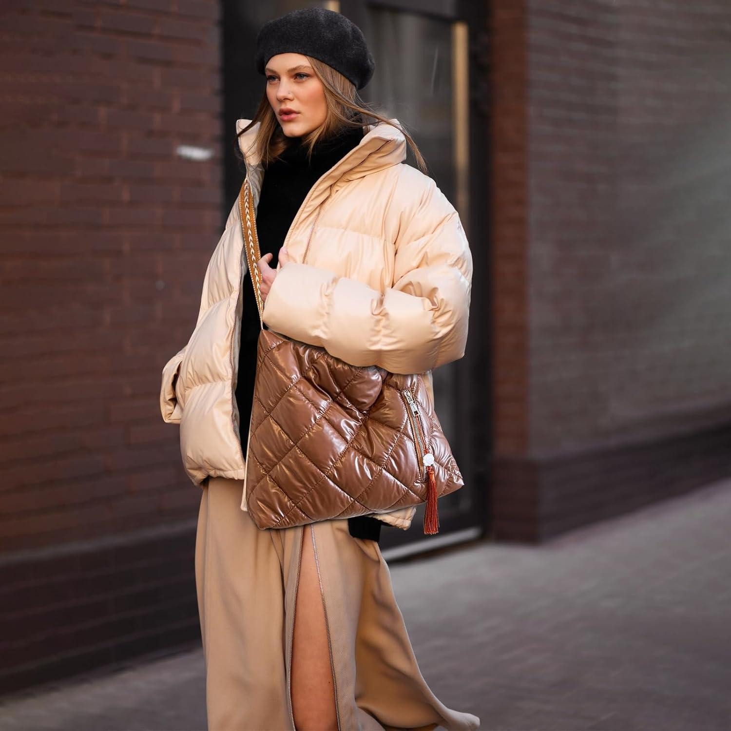 LuxusKollektion Schultertasche Damen Schultertasche Gesteppt mit günstig online kaufen