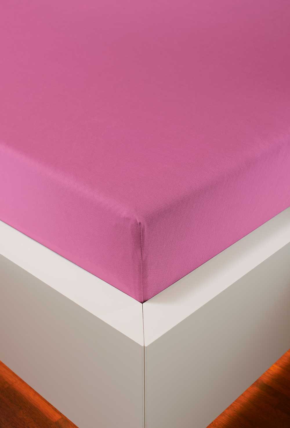 bellana Spannbettlaken bellana deluxe mit Elasthan, Jersey 230 g/m², Premium-Qualität, Jersey-Elasthan, Gummizug: rundum, (1 Stück), mit 5% Elasthan, für Matratzen bis 35cm Höhe, bügelfrei, faltenfrei