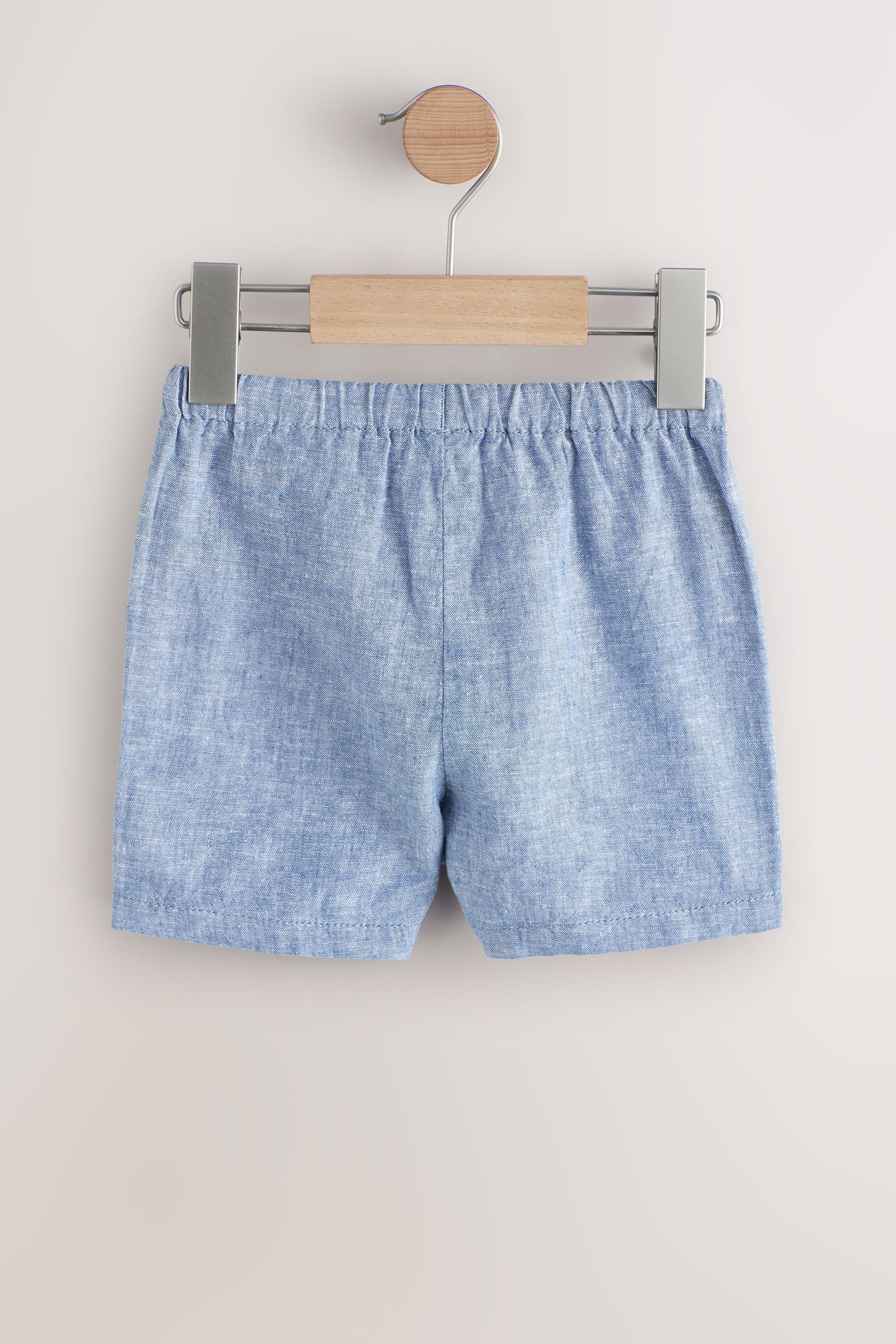 Next Shorts Schlupfshorts aus Leinenmischung (1-tlg) – Bild 2 von 5