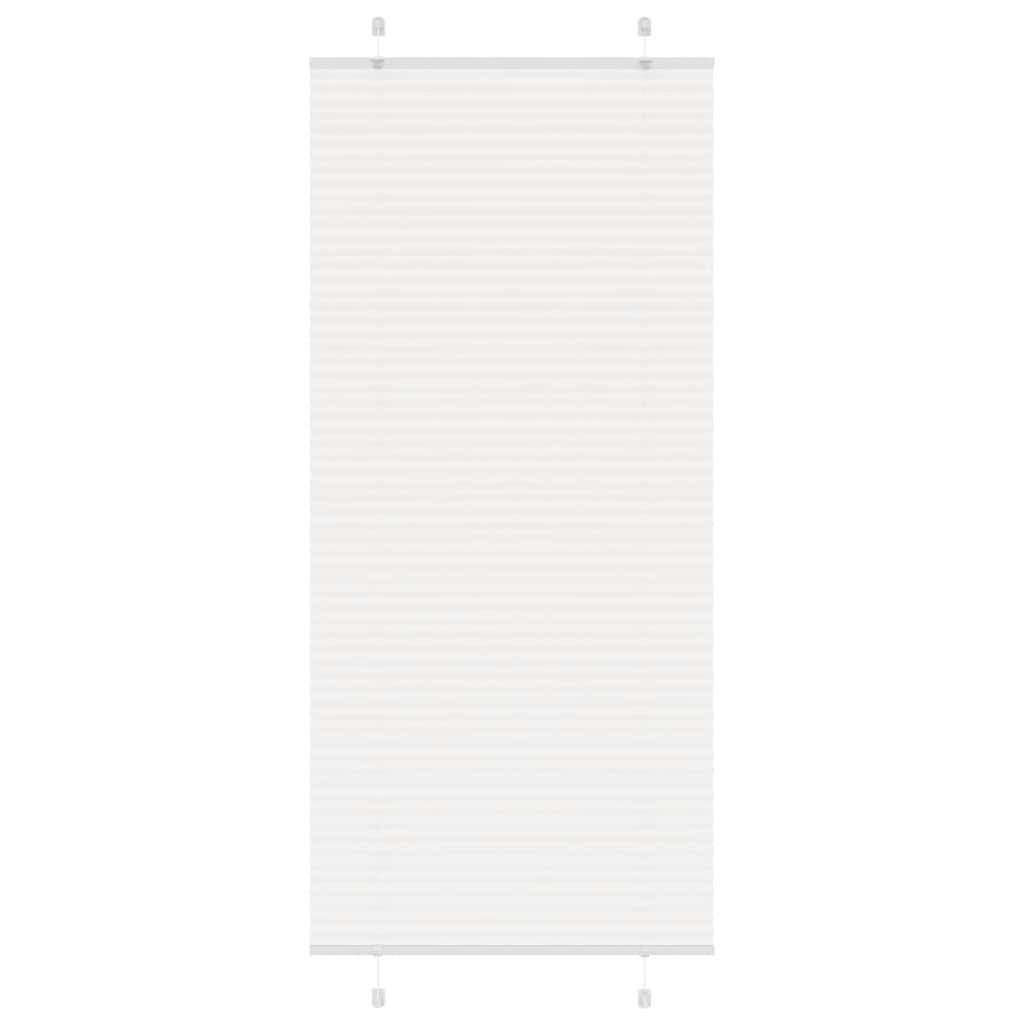Rollo Plissee Weiß 100x200 cm Stoffbreite 99,4 cm Polyester, vidaXL