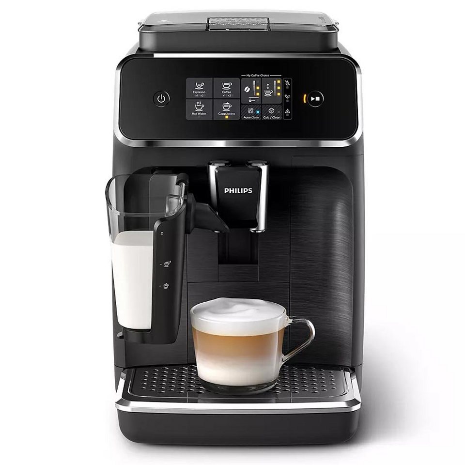 Philips Kaffeevollautomat Series 2200 EP2232 Automatische,  Zyklon-Aufschäumtechnologie, um sahnigen, dichten Milchschaum herzustellen
