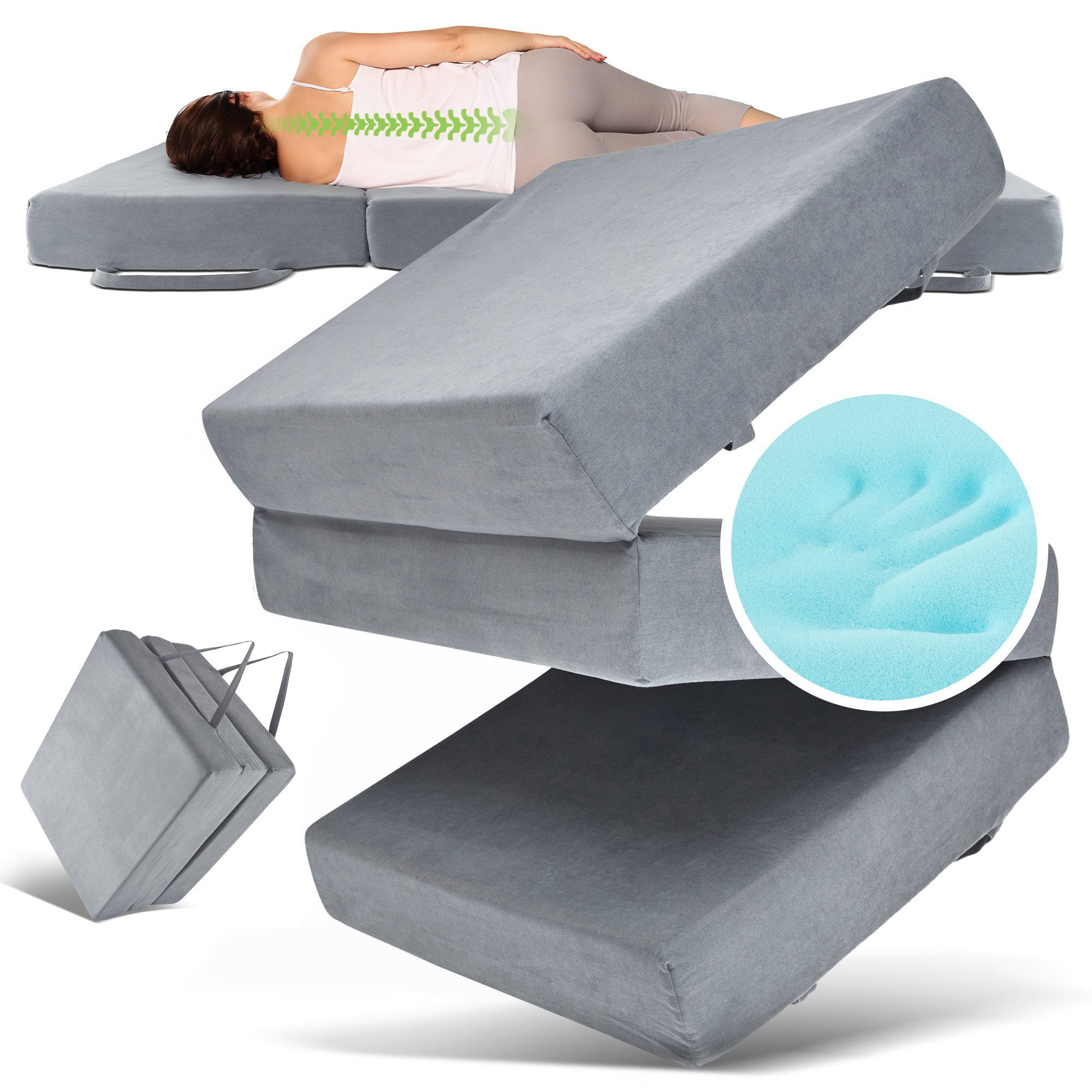 Klappmatratze Gästebett Visco, Herlag, 14 cm hoch, (verschiedene Größen), M günstig online kaufen