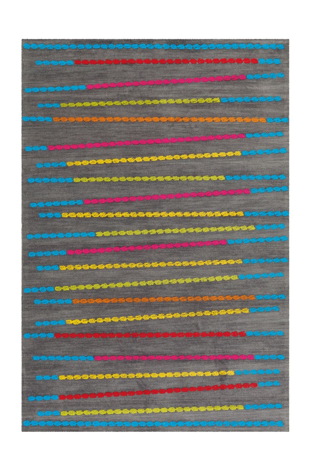 Teppich Boss Teppich Kurzflor Teppich Max 4311 in Multicolor Blau, rechteckig, Höhe: 10 mm, In Handarbeit gefertigt, extra weich und für Fußbodenheizung geeignet