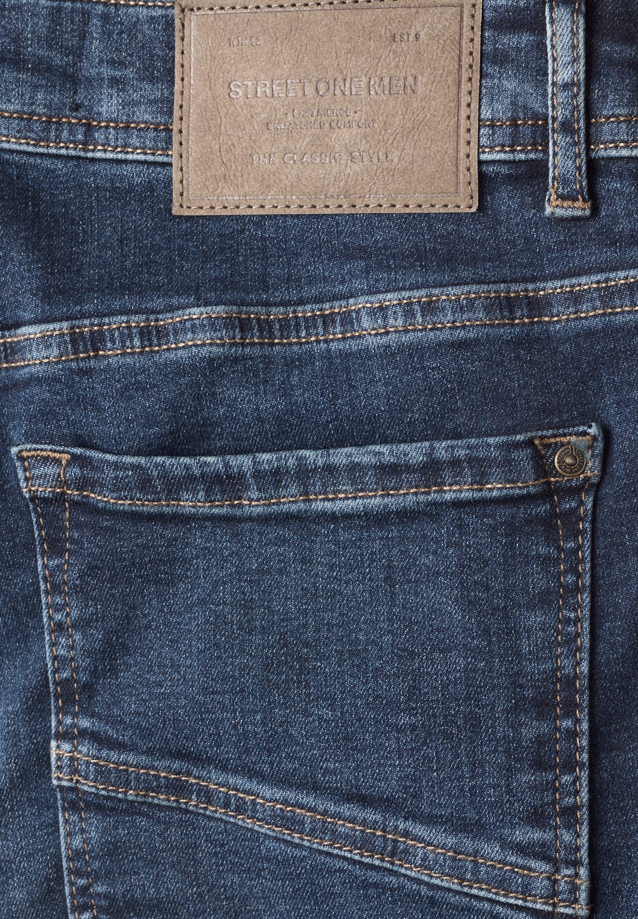 STREET ONE MEN Regular-fit-Jeans 5-Pocket-Style – Bild 3 von 5
