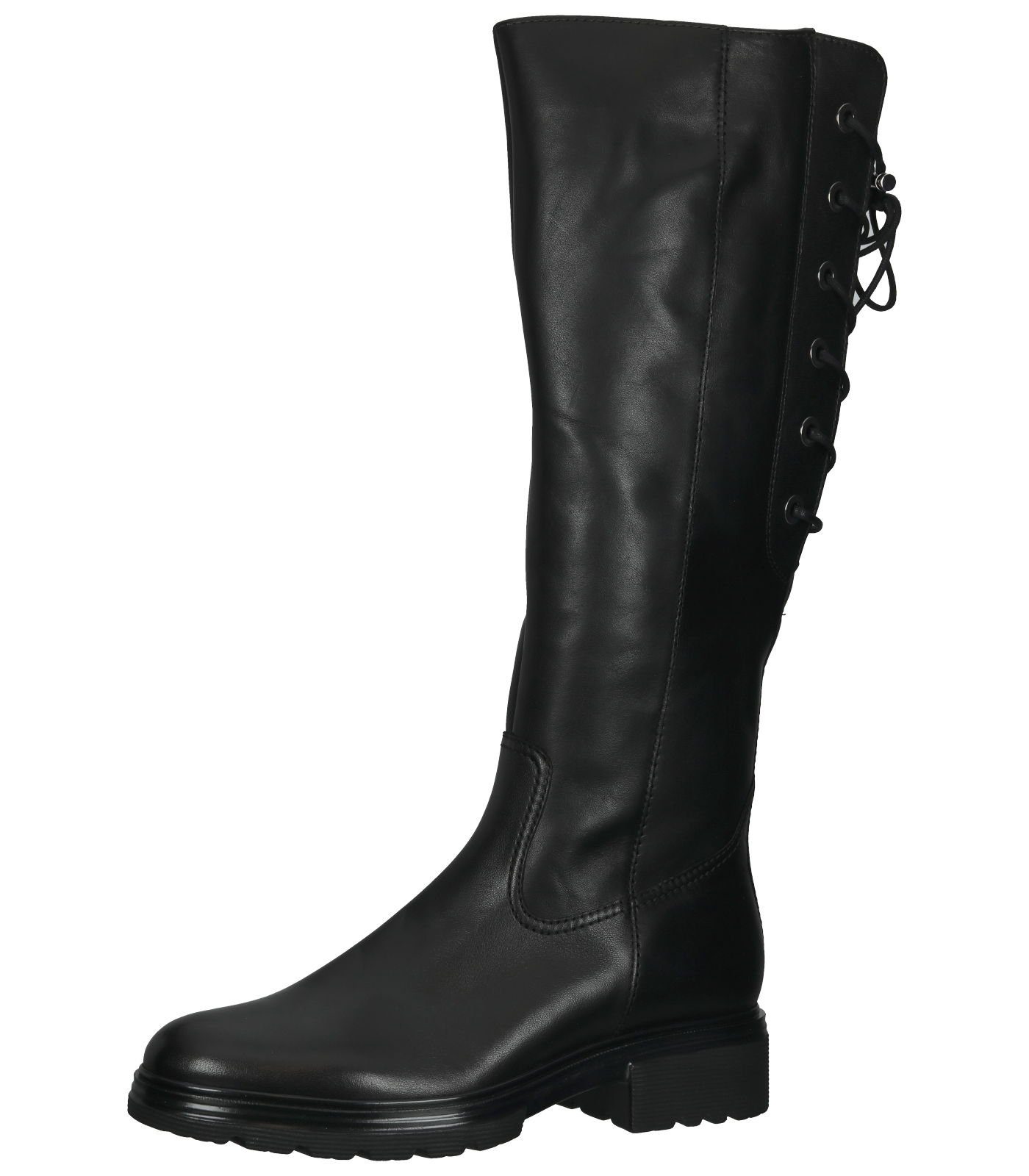 Gabor Damen Stiefel | Klassische Blockabsatz-Stiefel Mit Reißverschluss | Aus Lack-Obermaterial, Bequem & Stylisch