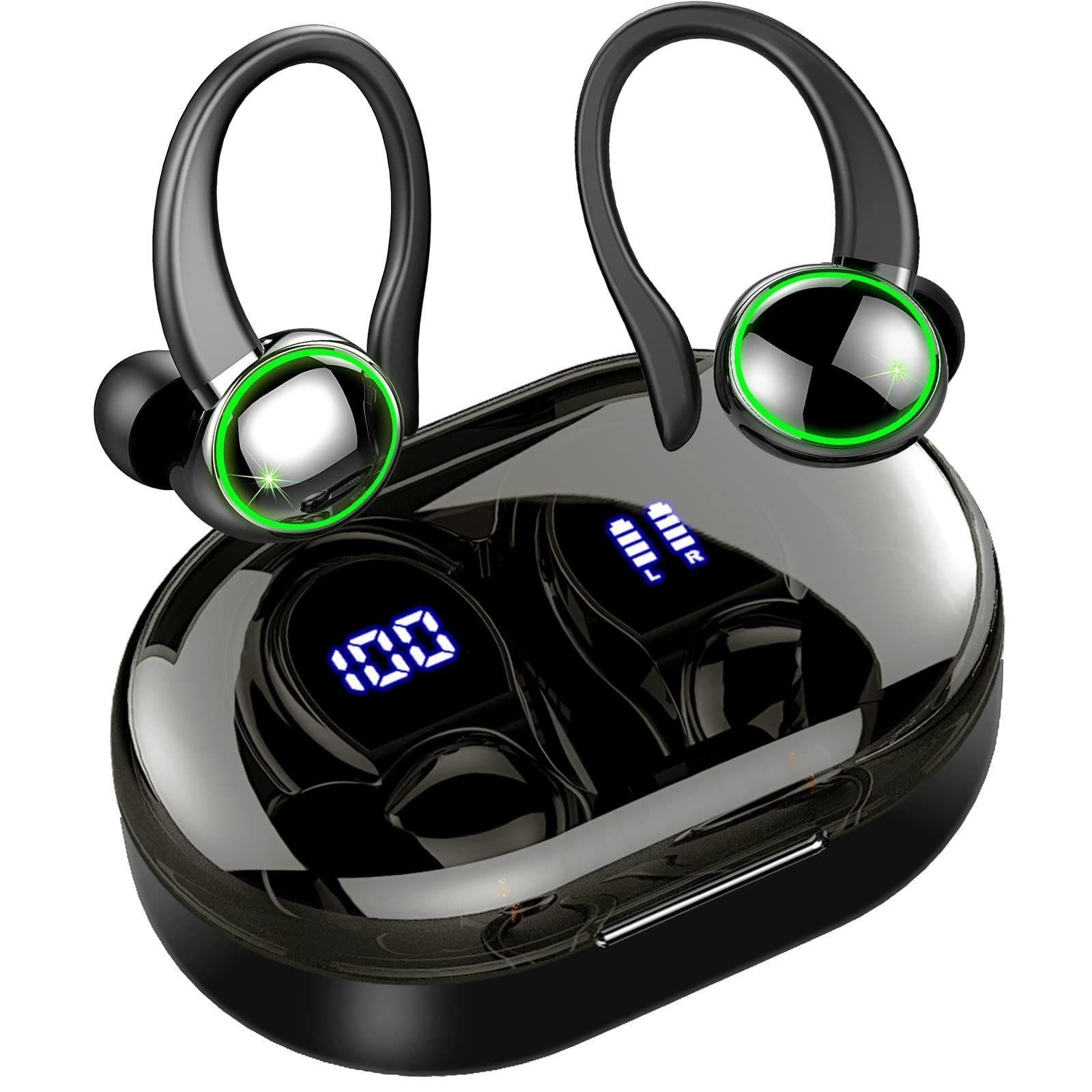 Housruse Bluetooth Kopfhörer Sport 5.3 In Ear Kopfhörer Kabellos mit  Mikrofon Bluetooth-Kopfhörer