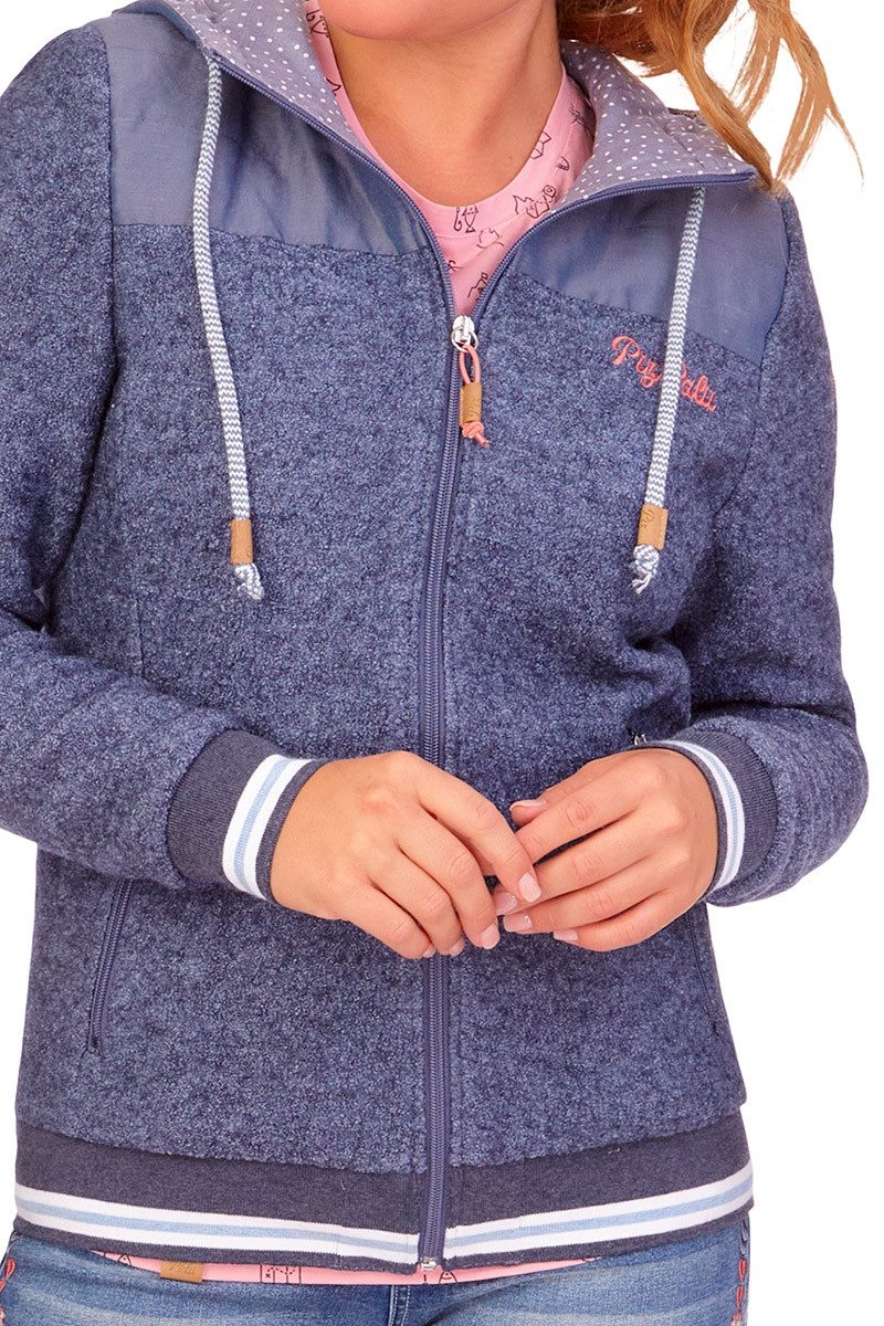 Piz Palü Outdoorjacke Outdoorjacke Damen - EGENHOFEN - schieferblau