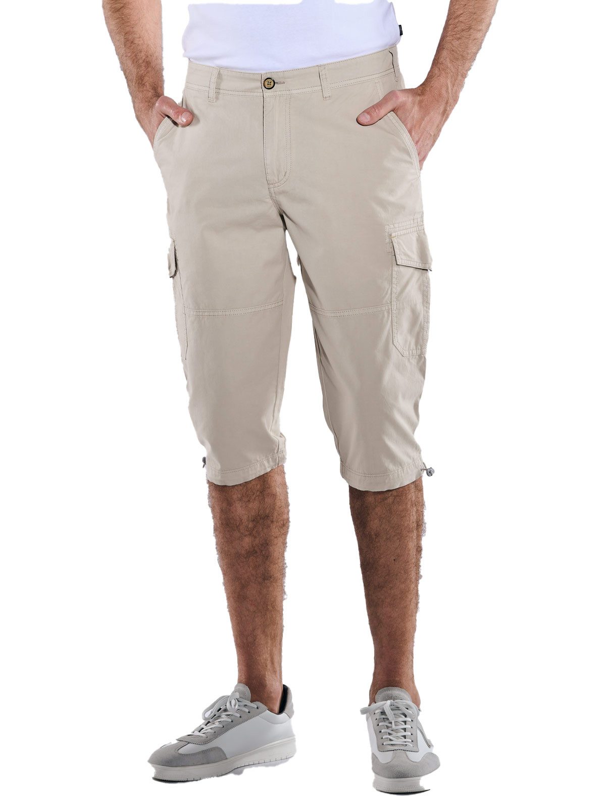 Engbers Caprihose engbers Herren Capri-Hose regular, Hellbraun günstig online kaufen