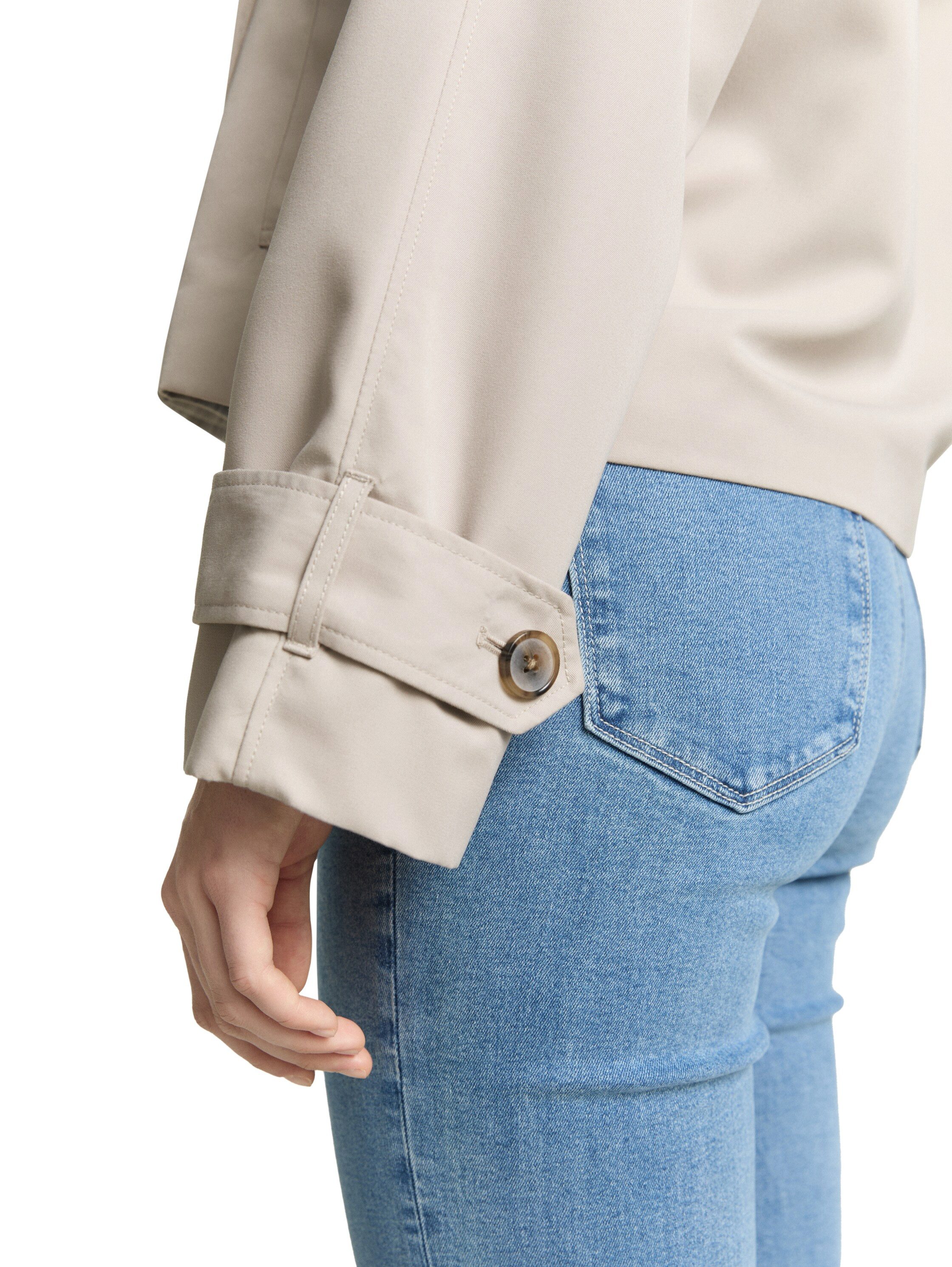 TOM TAILOR Denim Cabanjacke mit Reverskragen