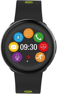 MYKRONOZ Smartwatch (Android iOS), Bluetooth 4.0 Farb Touchscreen IP67 Wasserbeständigkeit Kostenlose App