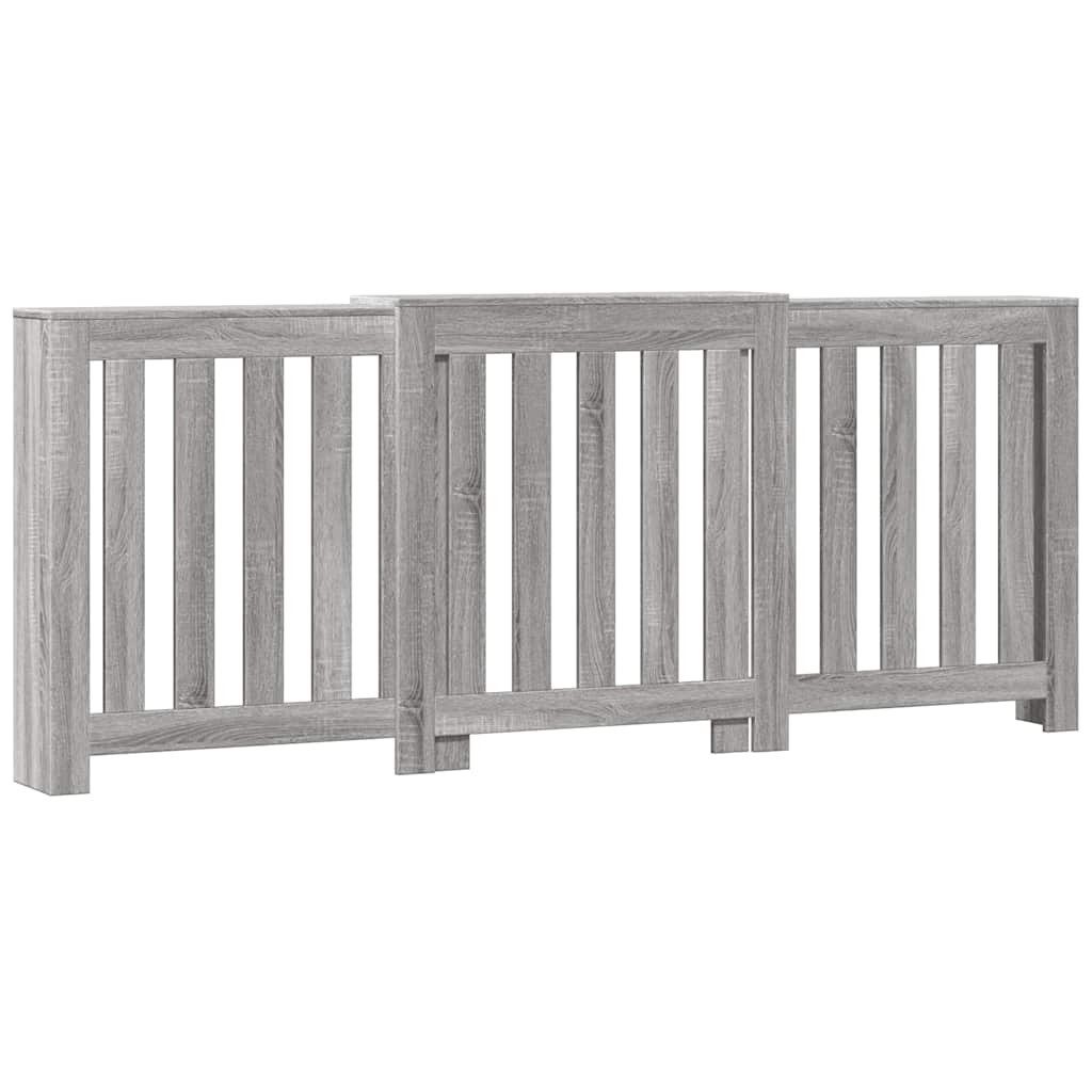 vidaXL Heizkörper-Wäschetrockner Heizkörperverkleidung Grau Sonoma 205x21,5 günstig online kaufen