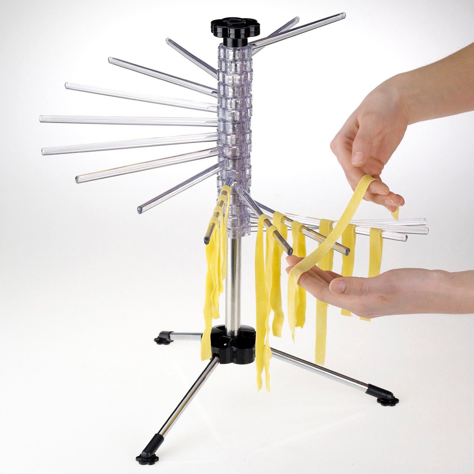 WESTMARK Nudeltrockner Pasta-Tree, 16 Aufhängestäbe für viel frische Pasta, integrierter Transportstab