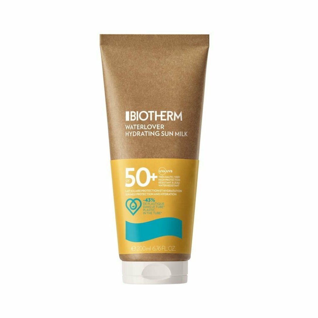 BIOTHERM Sonnenschutzcreme Waterlover Hydrating Sun Milk SPF 50 200ml