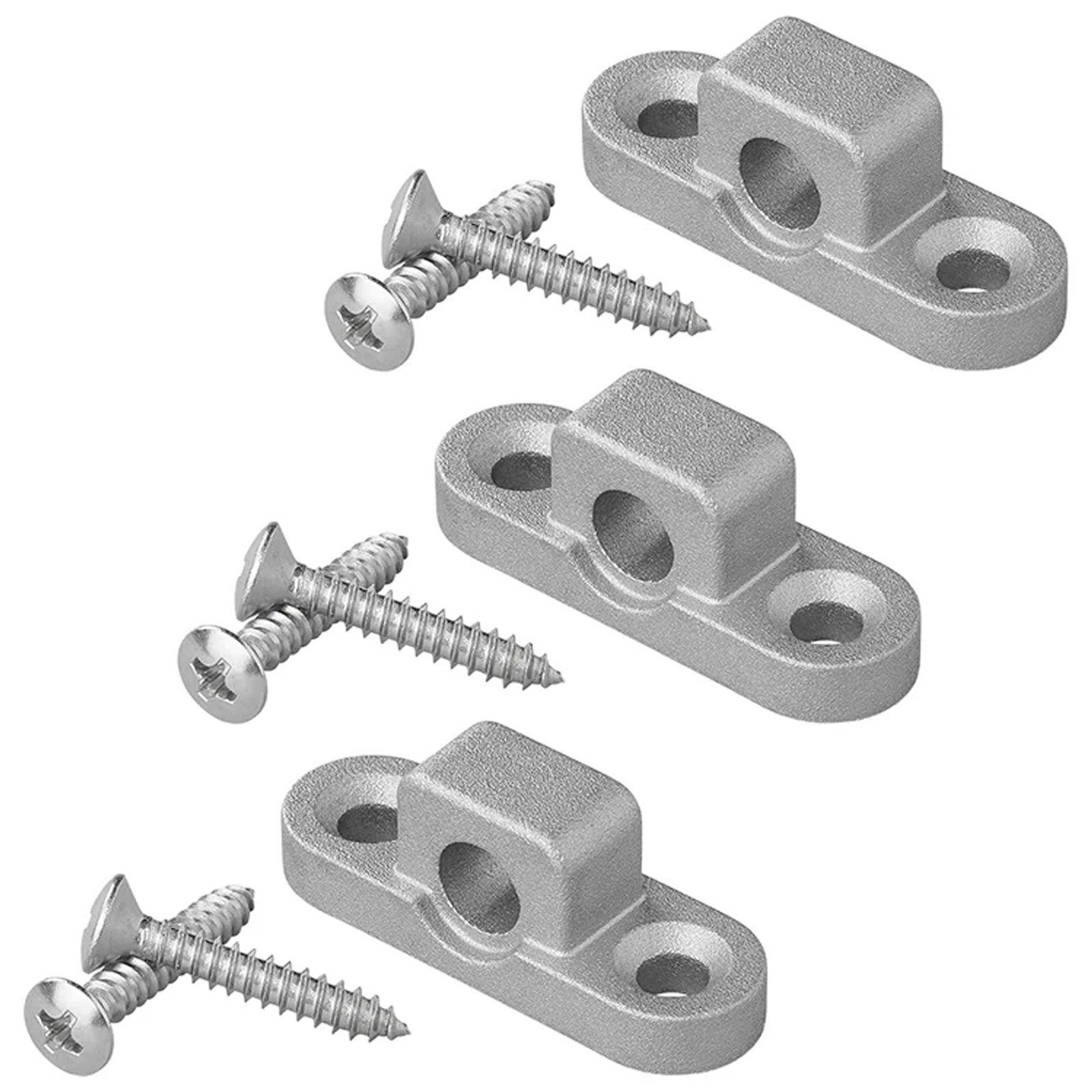 APT Vordach Vorzeltöse waagerecht Metall 3 Stück Wandöse Vorzeltöse für Wohnwagen