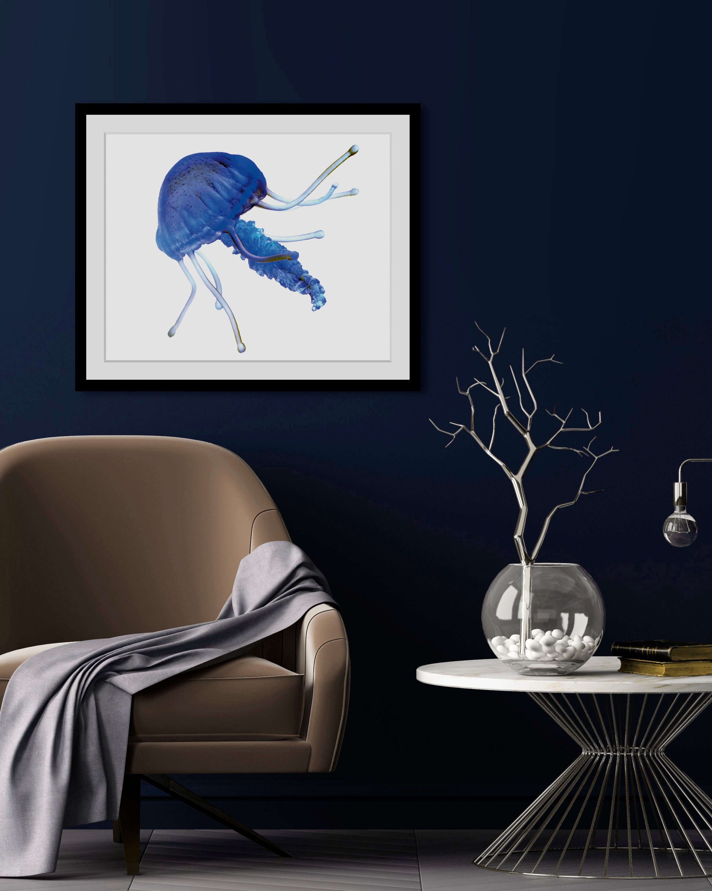 queence Bild Lars, Kunst, Meer, Wassertiere (1 St), HD Premium Плакат-Druck inkl. Holzrahmen