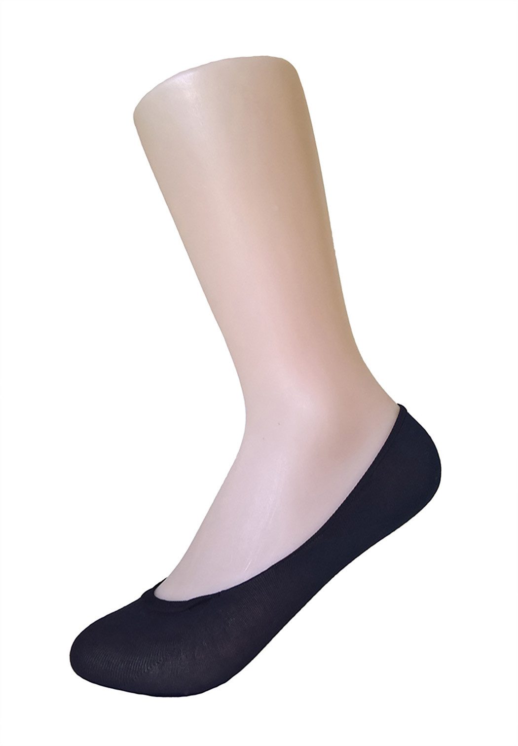 Wilox Füßlinge SOFT LOOK (1-Paar, 1er-Pack) aus hautfreundlicher Baumwolle