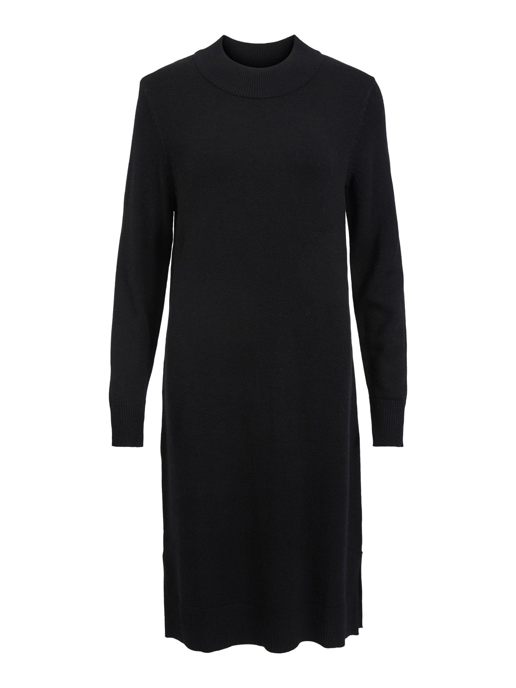 Vila Shirtkleid (lang) VIRIL CREW NECK L/S MIDI DRESS - NOOS günstig online kaufen