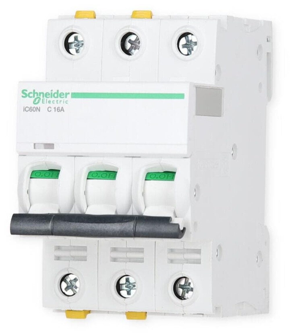 Schneider Electric Schalter Schneider Electric A9F04316 Leitungsschutzschalter iC60N, C16, 3-polig
