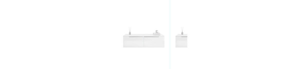 SONNI TV-Schrank TV Lowboard Hängend Hochglanz günstig online kaufen