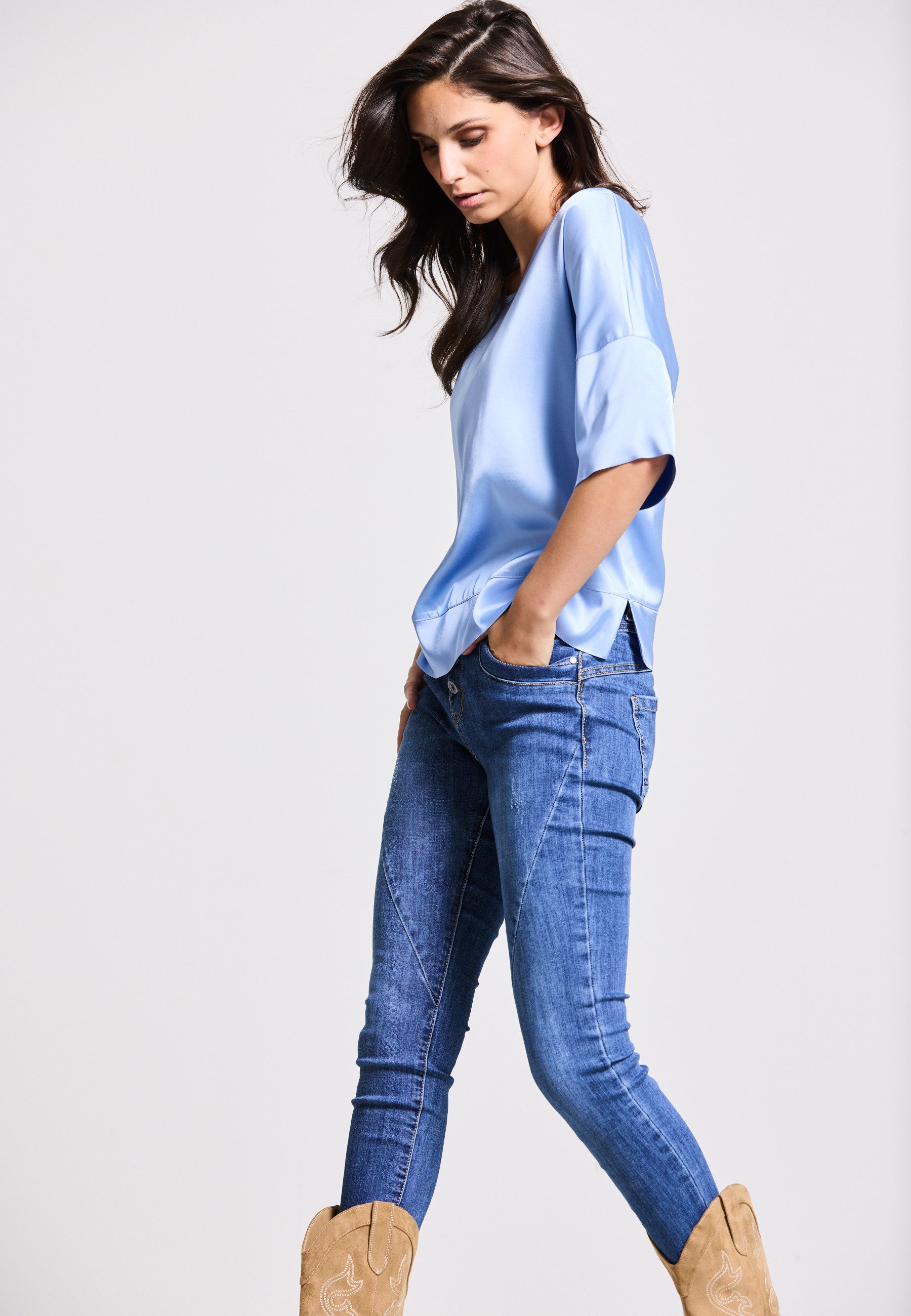 Satinbluse MODERN GRACE