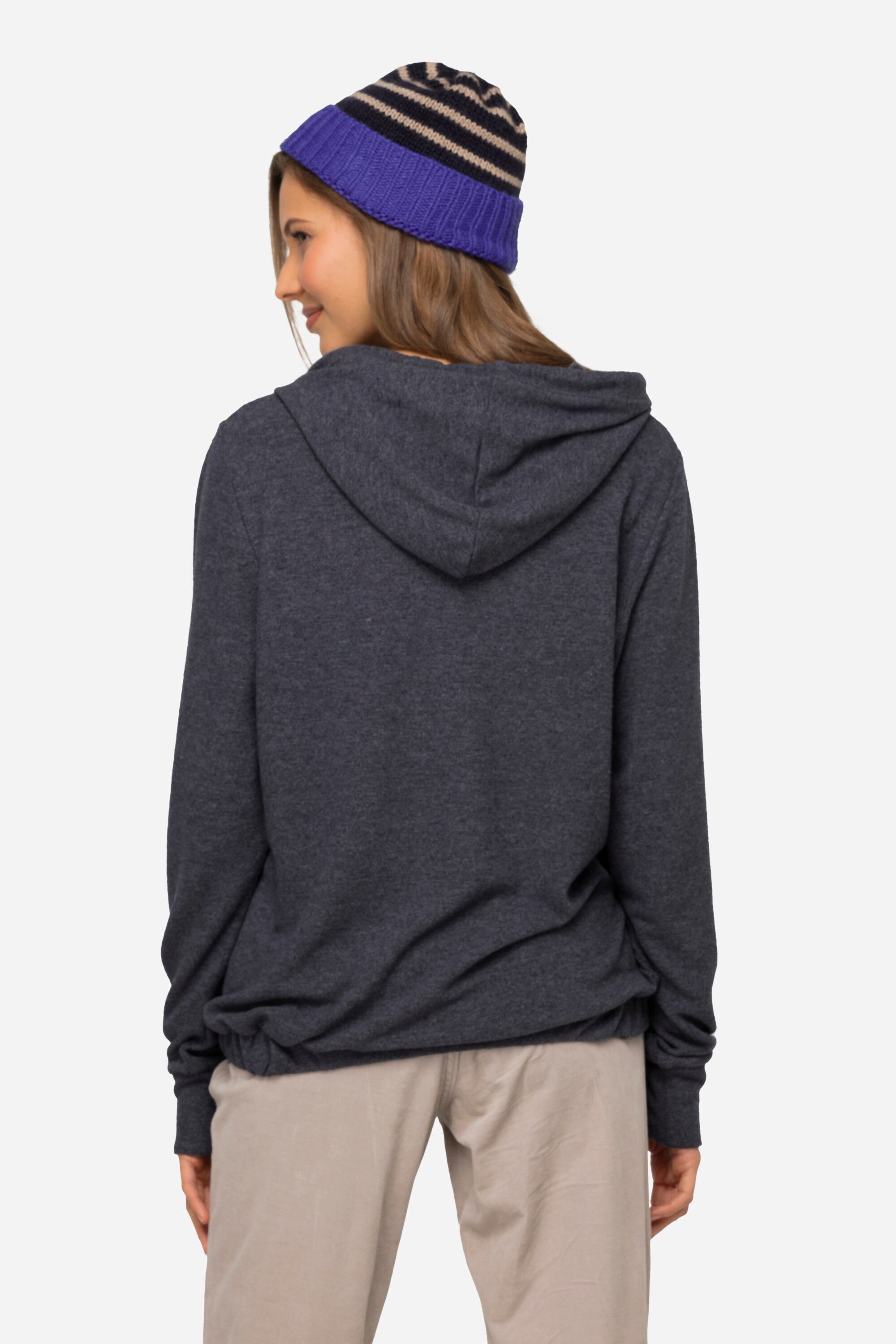 Laurasøn Sweatshirt Hoodie Statement Print Kapuze Langarm