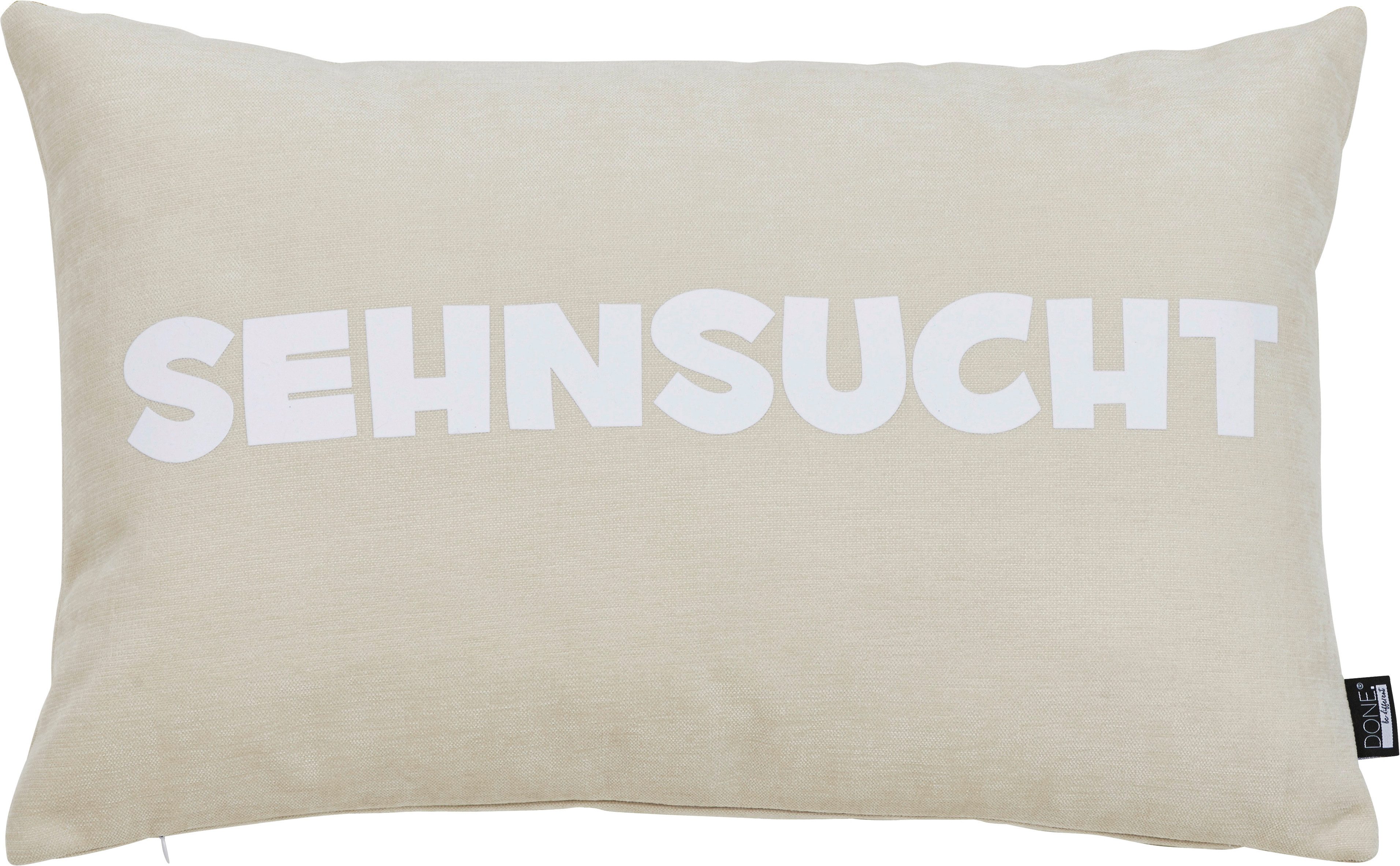 done.® Dekokissen SEHNSUCHT, Extra weiche Haptik