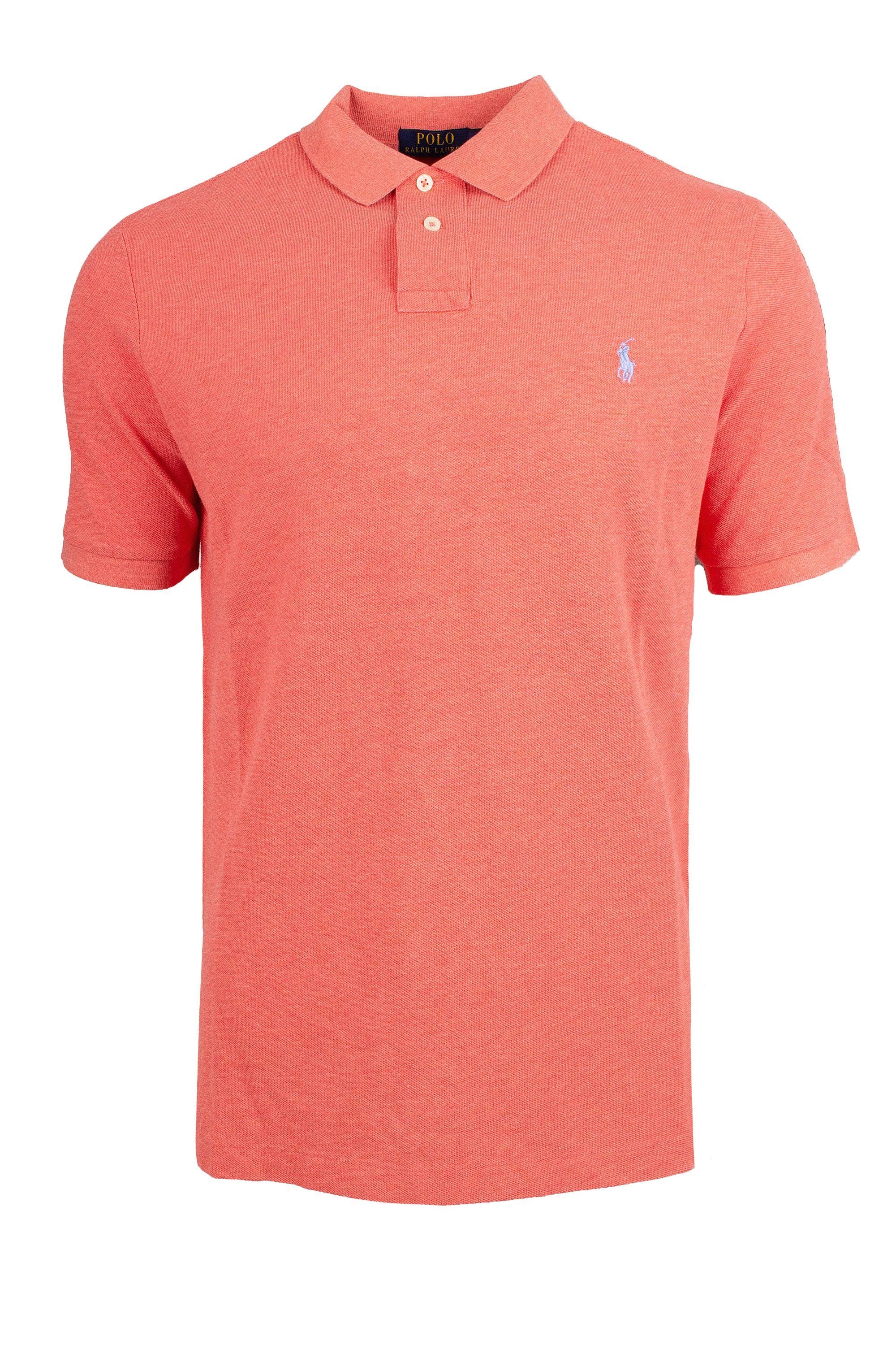 Ralph Lauren Poloshirt Ralph Lauren Herren Poloshirt Herren Classic Fit – Poloshirt Peach - Lila