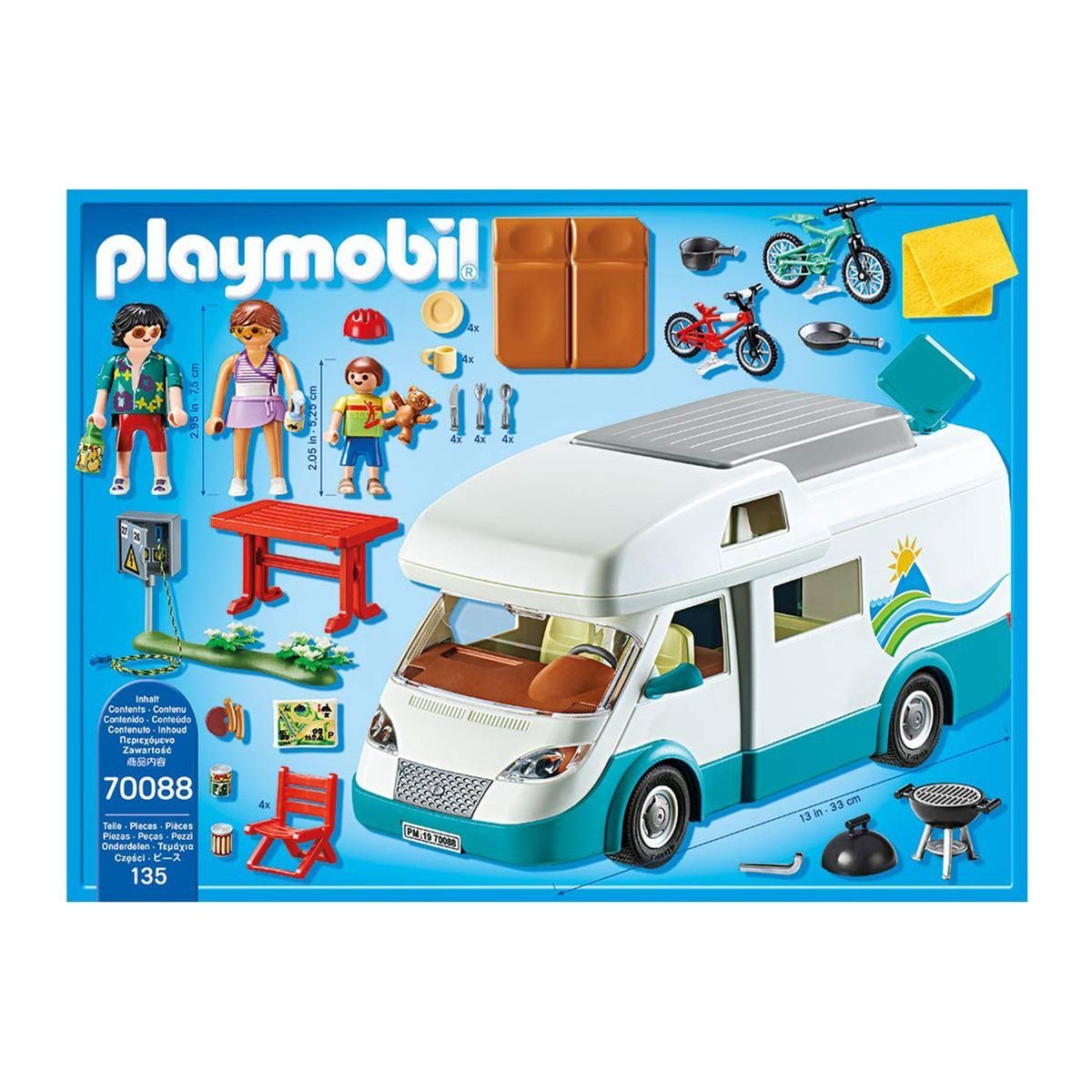 Playmobil® Spielzeug-Auto »PLAYMOBIL® 70088 - Family Fun -  Familien-Wohnmobil«