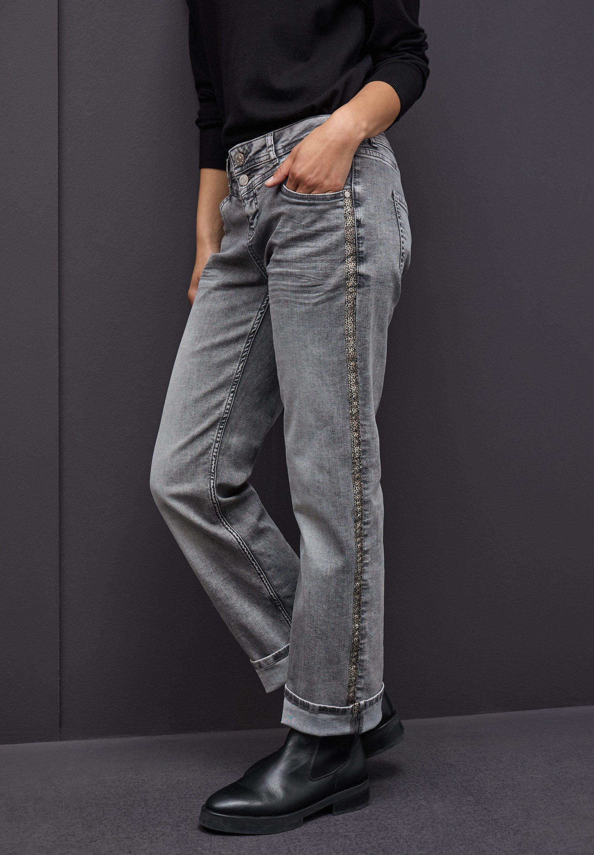 STREET ONE Straight-Jeans im Five-Pocket Style günstig online kaufen