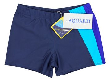 Aquarti Badehose Aquarti Herren Badehose Kurz mit Seitlichem Streifen