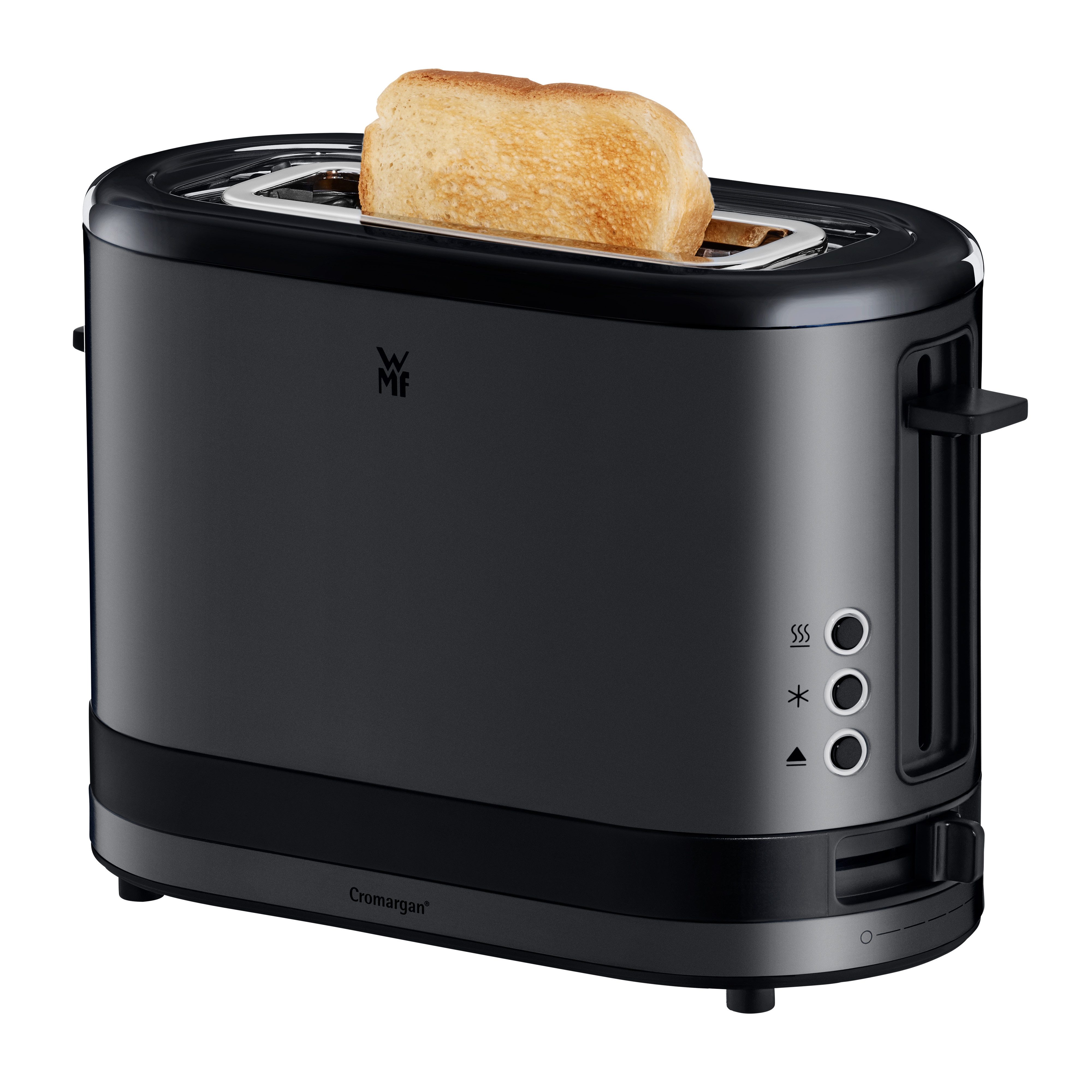WMF Toaster KÜCHENminis®, 1 kurzer Schlitz, 600 W, kompakt, 7 Bräunungsstufen, Auftau-Funktion, Aufwärm-Funktion