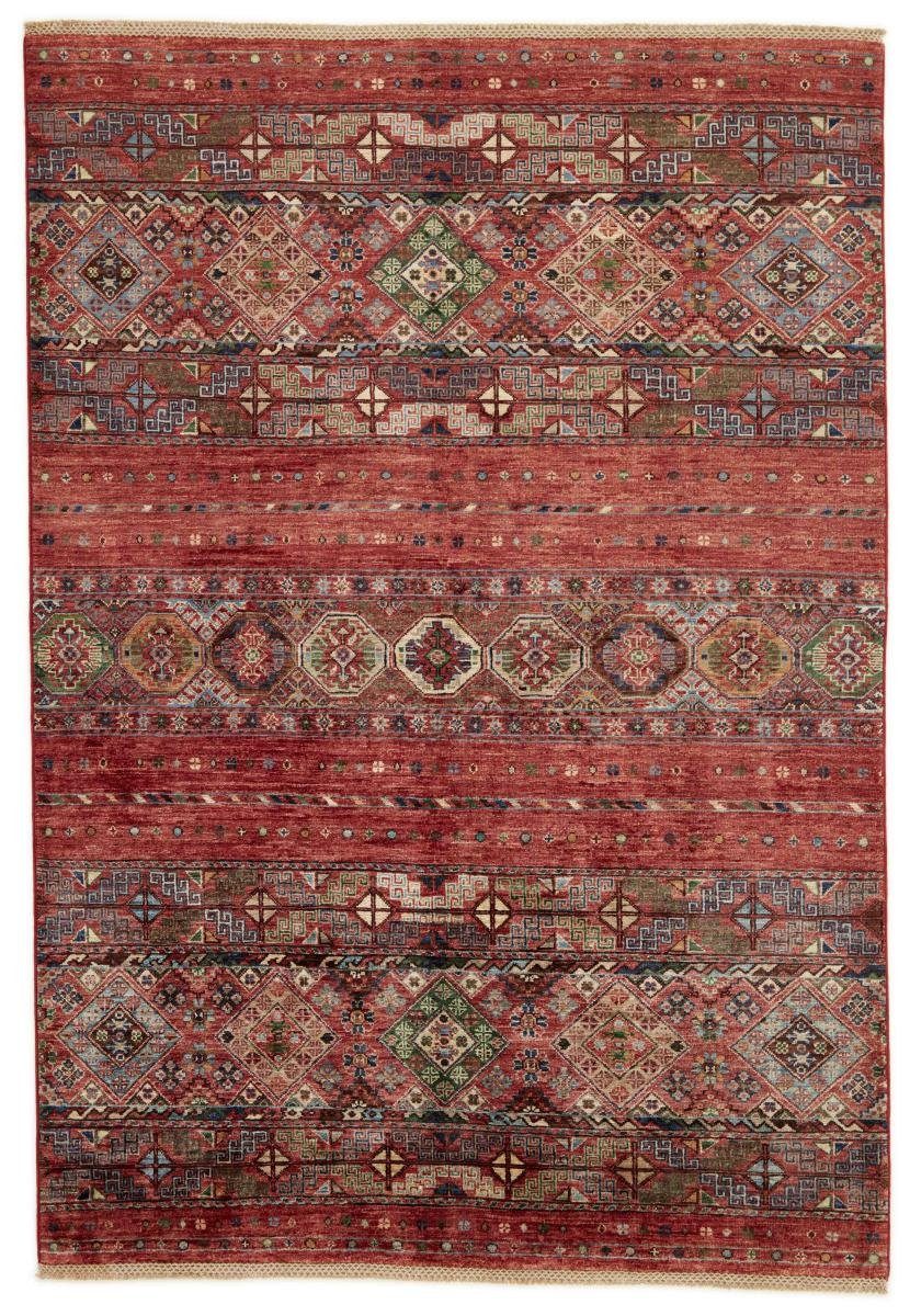 Orientteppich Arijana Shaal 154x218 Handgeknüpfter Orientteppich, Nain Trading, rechteckig, Höhe: 5 mm