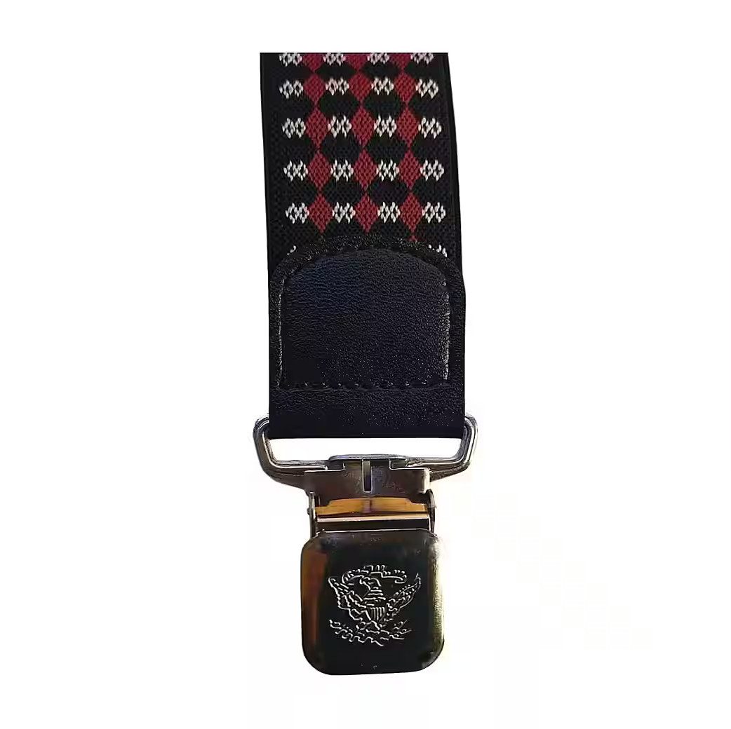 Ware aus aller Welt Hosenträger im Retro-Stil starke Y Hosenträger 40 mm breit mit starke Krallenclips (1-St., klassisch, retro)