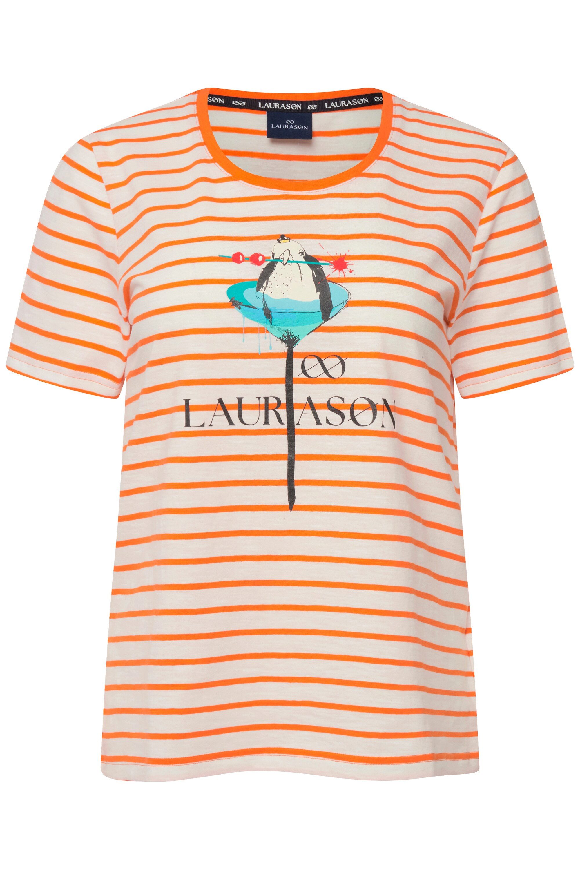 Laurasøn T-Shirt T-Shirt Möven Print Rundhals günstig online kaufen