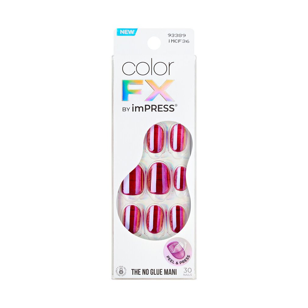 Kiss Nageldesign Zubehör Selbstklebende Nägel iMPRESS Color FX (Around You) 30 Stück
