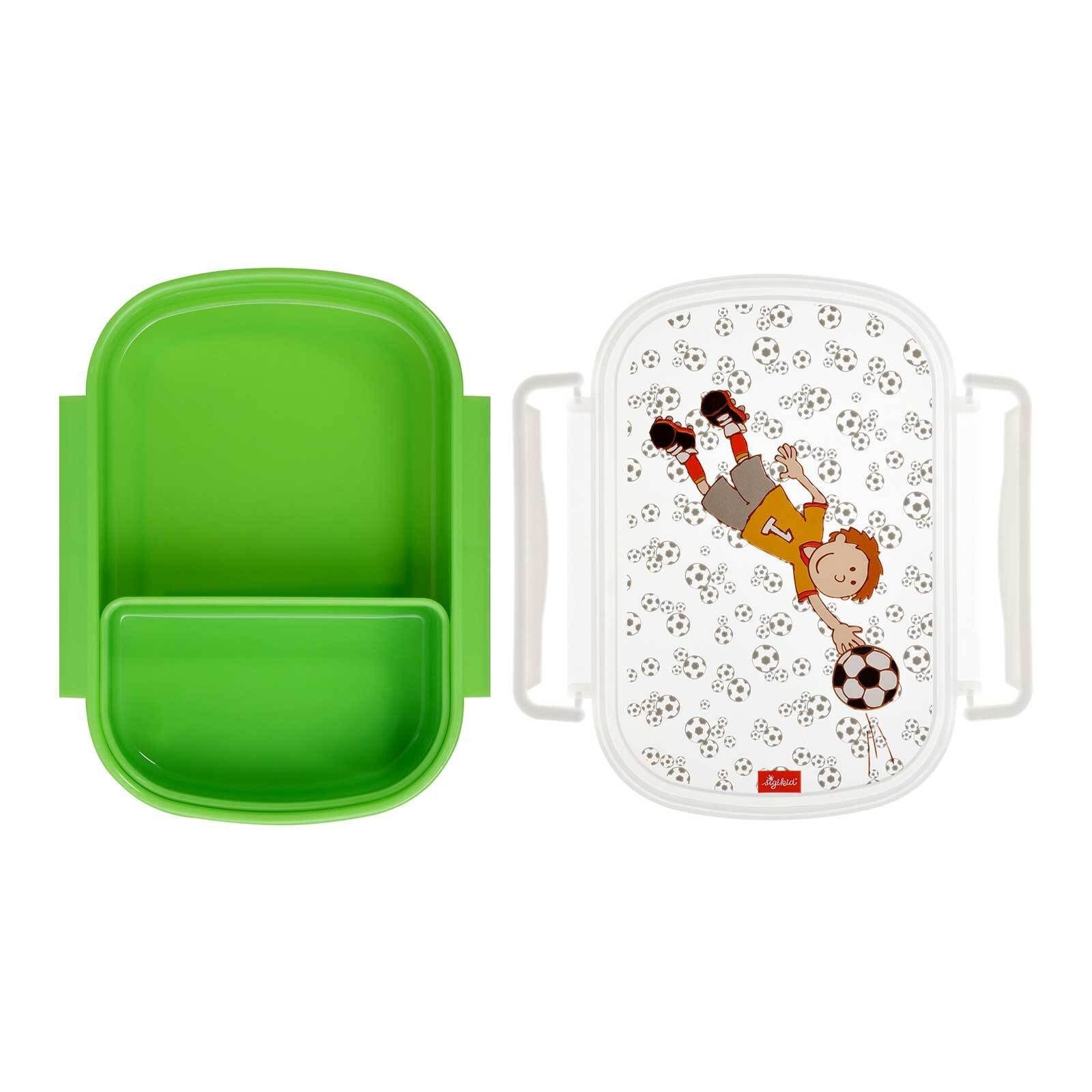 Lunchbox (2-tlg), grün wird Sigikid Set, Trinkflasche ideal für Brotdose Handwäsche Material-Mix, empfohlen, 2er den Keeper, Alltag + Kily