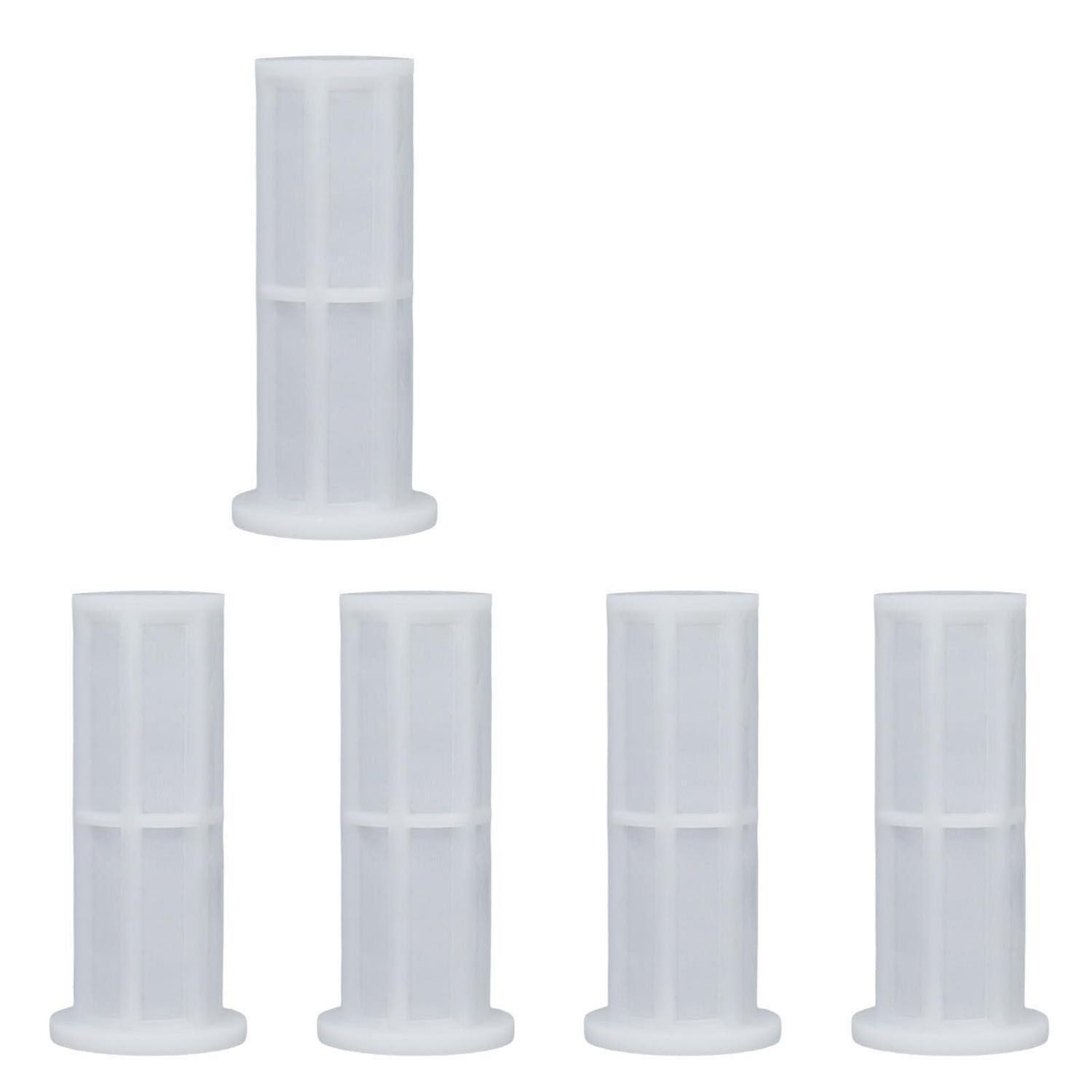 LuxusKollektion Wasserfilter Wasserfilter 5er Set Weiß 0,15mm Fein